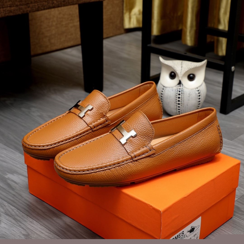H**mes leather shoes